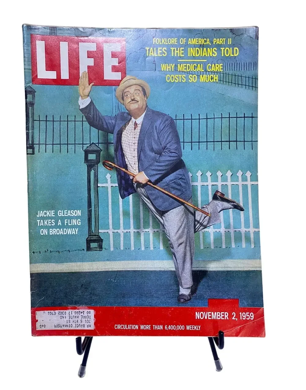 Life Magazine November 2 1959 Jackie Gleason Takes a Fling on NY's Broadway